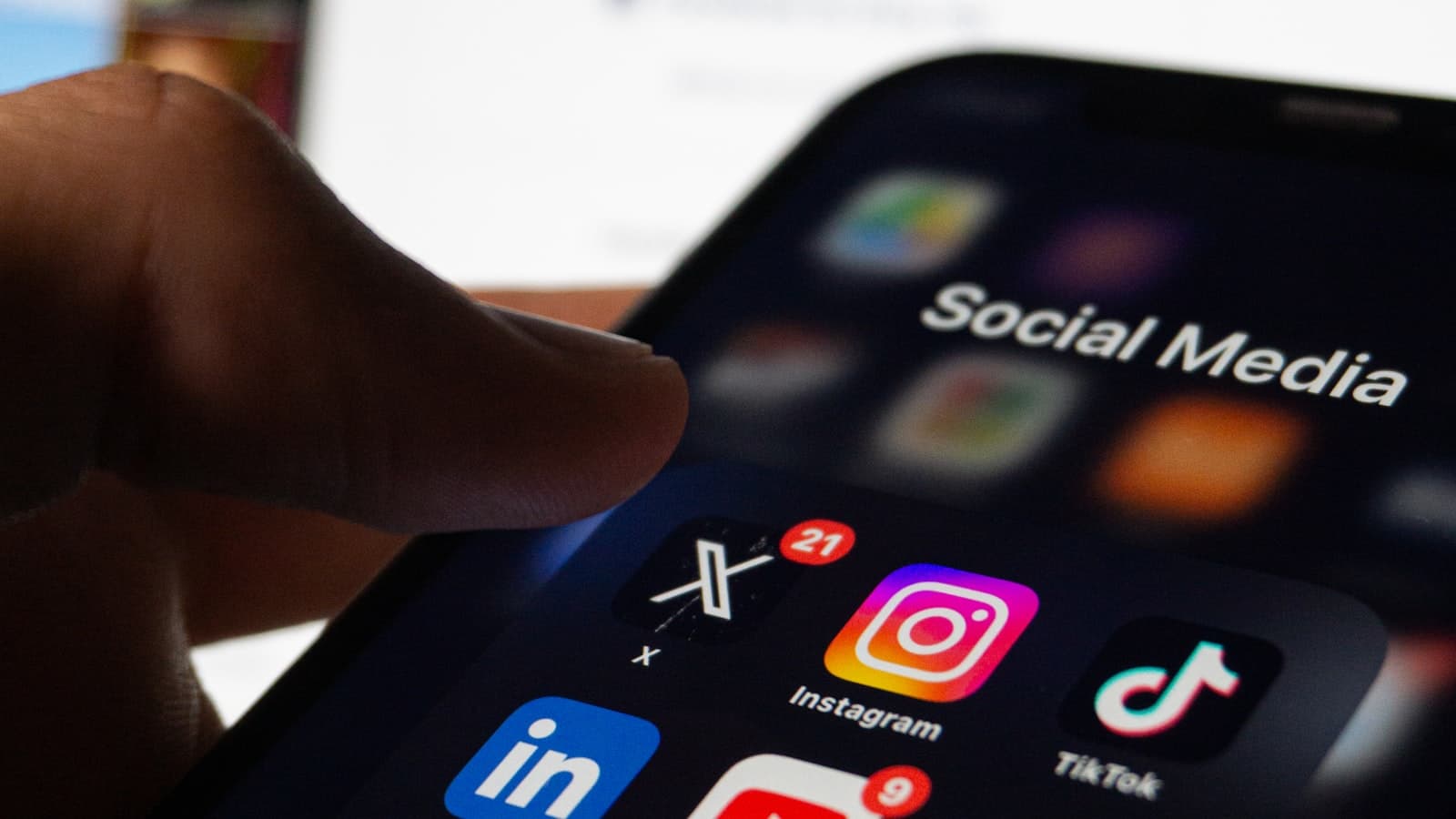 Social media engagement and marketing concept