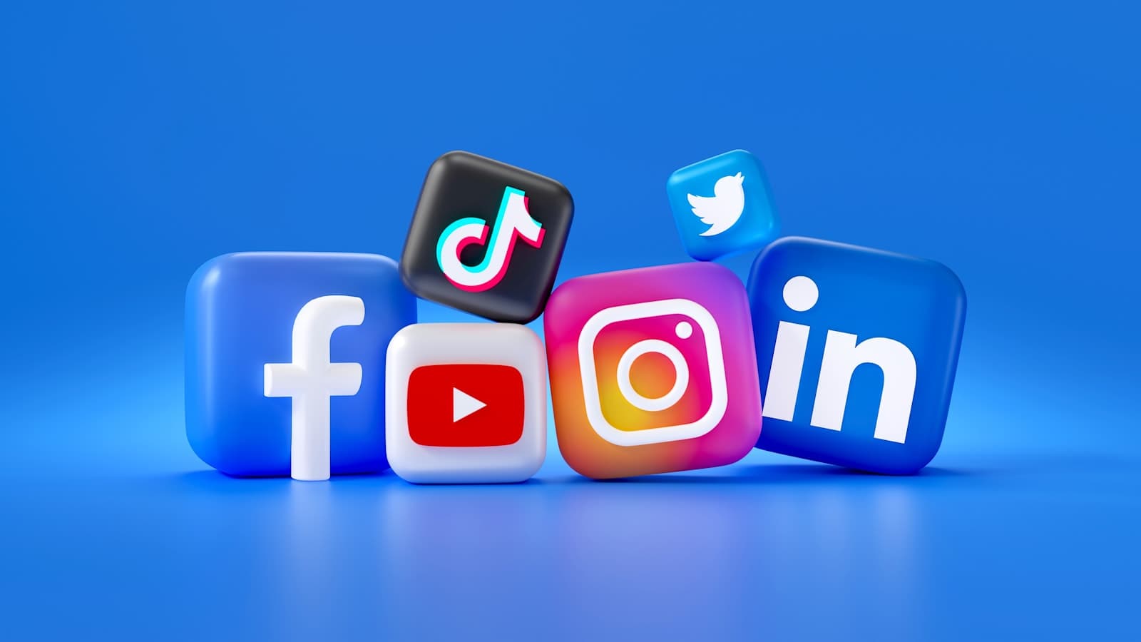 Smartphone showing social media apps